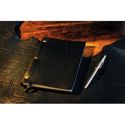 3 Screw Vachetta Journal - Onyx - Borlino