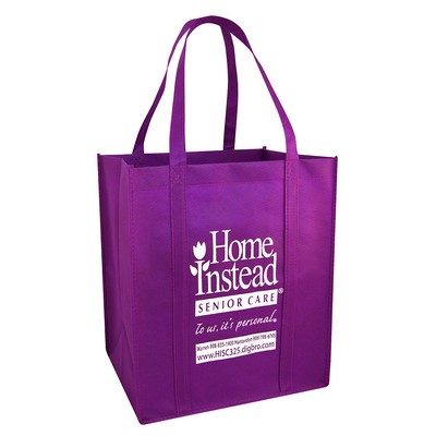 Custom 90g Non-Woven PP Tote Bag 13"x15"x10"