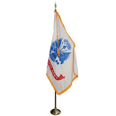 7' Pole & 3' x 5' Flag - Army Indoor Presentation Set