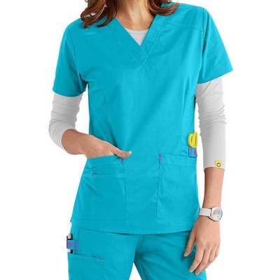 WonderWink Women's WonderFlex Verity Stretch V-Neck Scrub Top