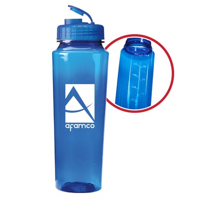 24 Oz. PolySure™ Measure Water Bottles