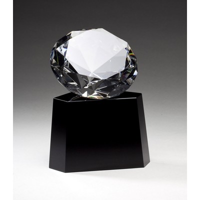 Crystal Diamond on Black Crystal Base