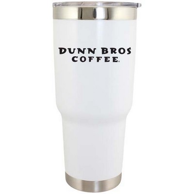 32 Oz. White Boss Stainless Travel Mug Double Wall Vacuum Insulated