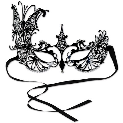 Metal Filigree Masquerade Mask