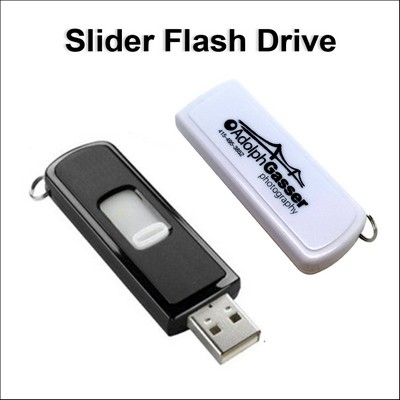 Slider Flash Drive - 512 MB Memory