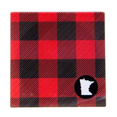 Square Acrylic Coasters w/Cork Back (4")