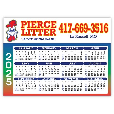 Year-At-A-Glance Magnet Calendar