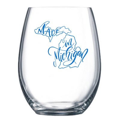 9 oz. Allure Sheer Rim Stemless Wine Glass