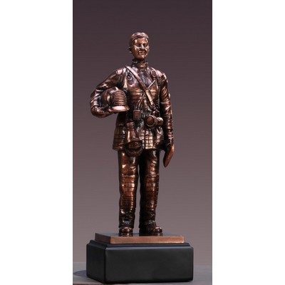 American Hero Woman Firefighter, 4.5"Wx12"H