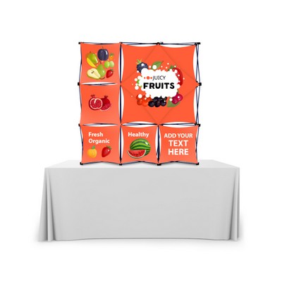 3 x 3 Micro GeoMetrix Table Top Display Single Sided Package (12.60" x 12.60")