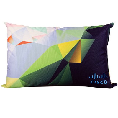 Sublimated 14"H x 22"W Lumbar Pillow