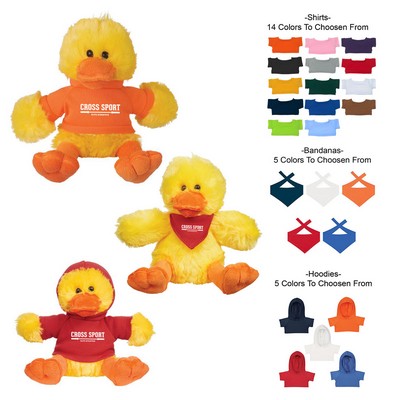 6" Soft Colorful Duck