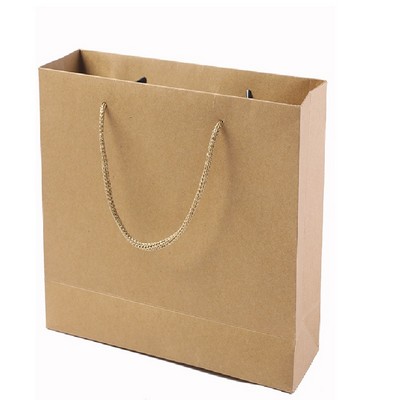 180GSM Kraft Eurototes Shopping Bag(11.8x5.9x11.8'')