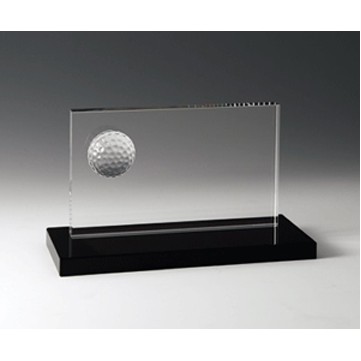 Golf Panel Award on Black Base