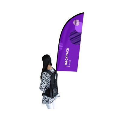 Backpack Flags - Blade - Single Sided Package (19" x 46.98")