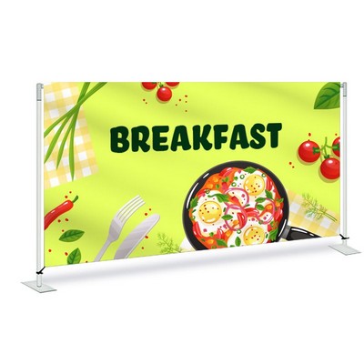 Breakfast Pre Printed Fabric Barrier 60" x 36" x 13.5 - Green