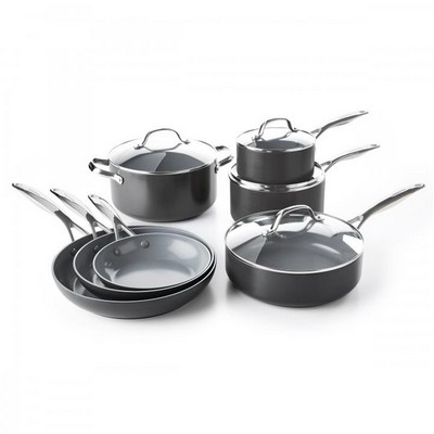 GreenPan Valencia Pro Ceramic Non-Stick 11-Piece Cookware Set