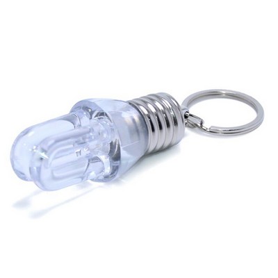 Light Bulb Shape LED Keychain