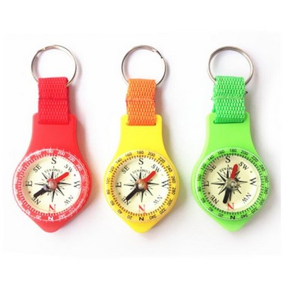 Outdoor Compass Keychain