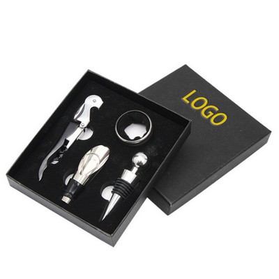 4pc Wine Bottle Opener Set