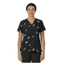 Carhartt® Force Prints Women's Cross-Flex Modern Fit V-Neck Shirt