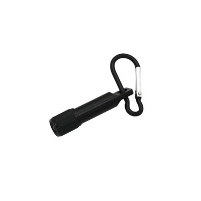 Mini Aluminum Flashlight with Carabiner