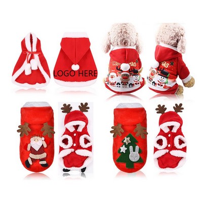 13.8" Pet Christmas Suit