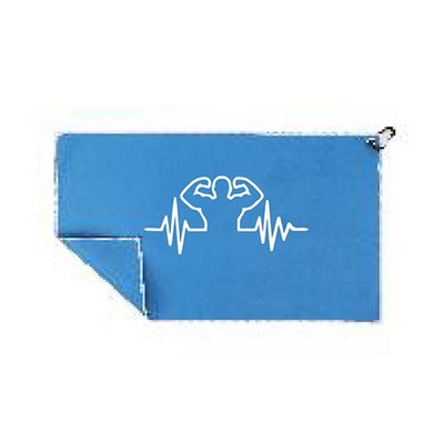 Microfiber Golf Towel With Grommets & Hooks