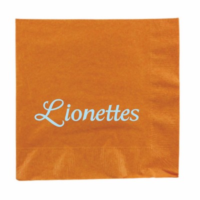 Pumpkin Spice Orange 3 Ply Luncheon Napkins