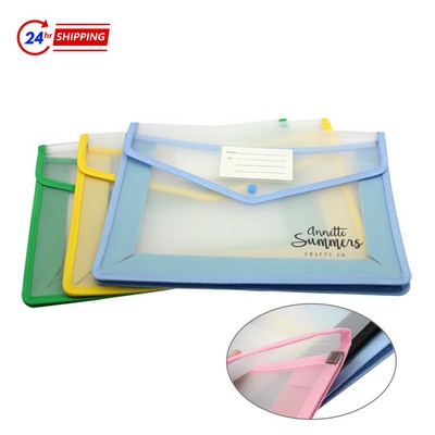 Transparent A4 File Folder