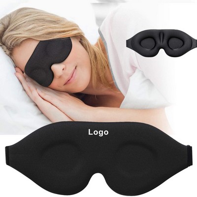 Travel 3D Eye Mask Sleep Soft Padded Shade Cover Relax Sleeping Aid