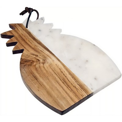 Wood and Marble Cutting Board