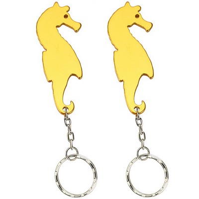 Sea Horse Shape Bottle Opener Keychain