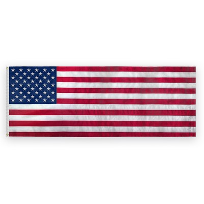 3'x8' USA 400D Nylon Embroidered Flag