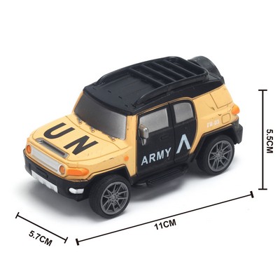 1:43 Friction Military Vehicle Off-Road Suv