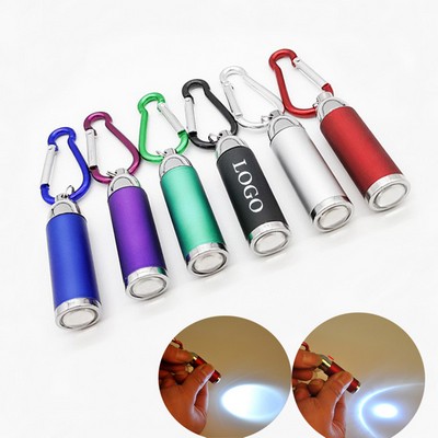 LED Flashlight With Carabiner