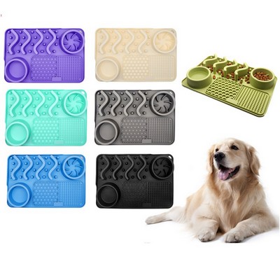 3 in 1 Silicone Pet Slow Feeding Lick Mat