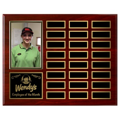 Piano Finish Photo Plaque-Black Finish, Award Trophy, x1