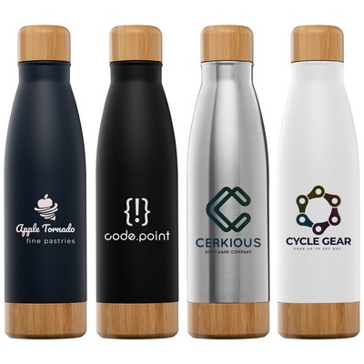 Ibiza Bamboo - 22 oz. Double-Wall Stainless Bottle