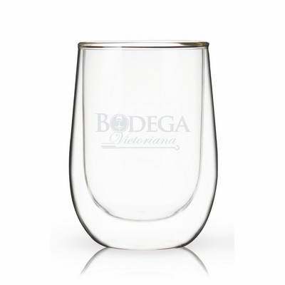 Double Walled Wine Glasses by True