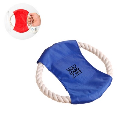 Chew Rope Flyer Dog Toy