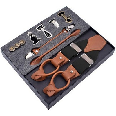 Y-Shaped Men's Suspender Set