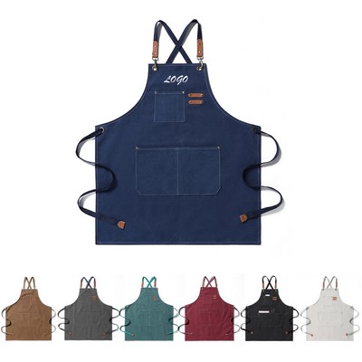 Canvas Cross Back Apron