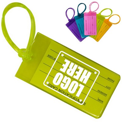 Vinyl Slip In Pocket Bag & Luggage Tags