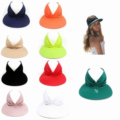 Women's UV Protection Elastic Sun Visor Hat