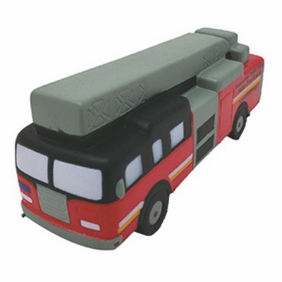 PU Foam Fire Truck Shaped Stress Reliever