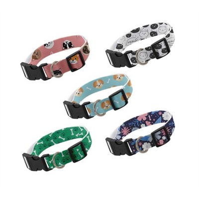 1"x26" Strong & Smooth Pet Collar Buckle Release Sublimation