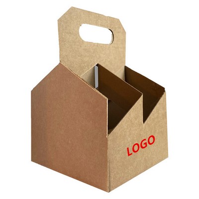 Kraft Paper 4 Pack Beer Carrier