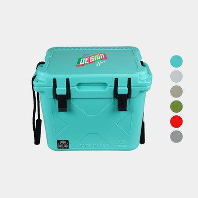 25 QT Bison® Hard Cooler Ice Chest 20.5" x 17.625" x 15"