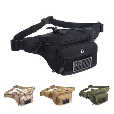 Tactical Fanny Pack Military Waist Bag Hip Belt Utility Fish